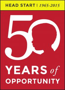 50 years of Head Start Logo