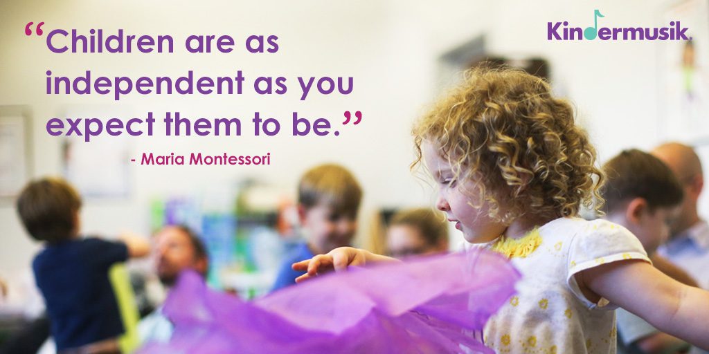 Children's Independence Montessori Quote